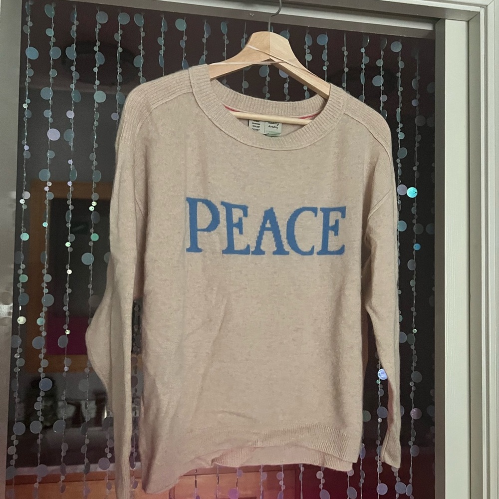 Free People cashmere PEACE sweater size S EUC